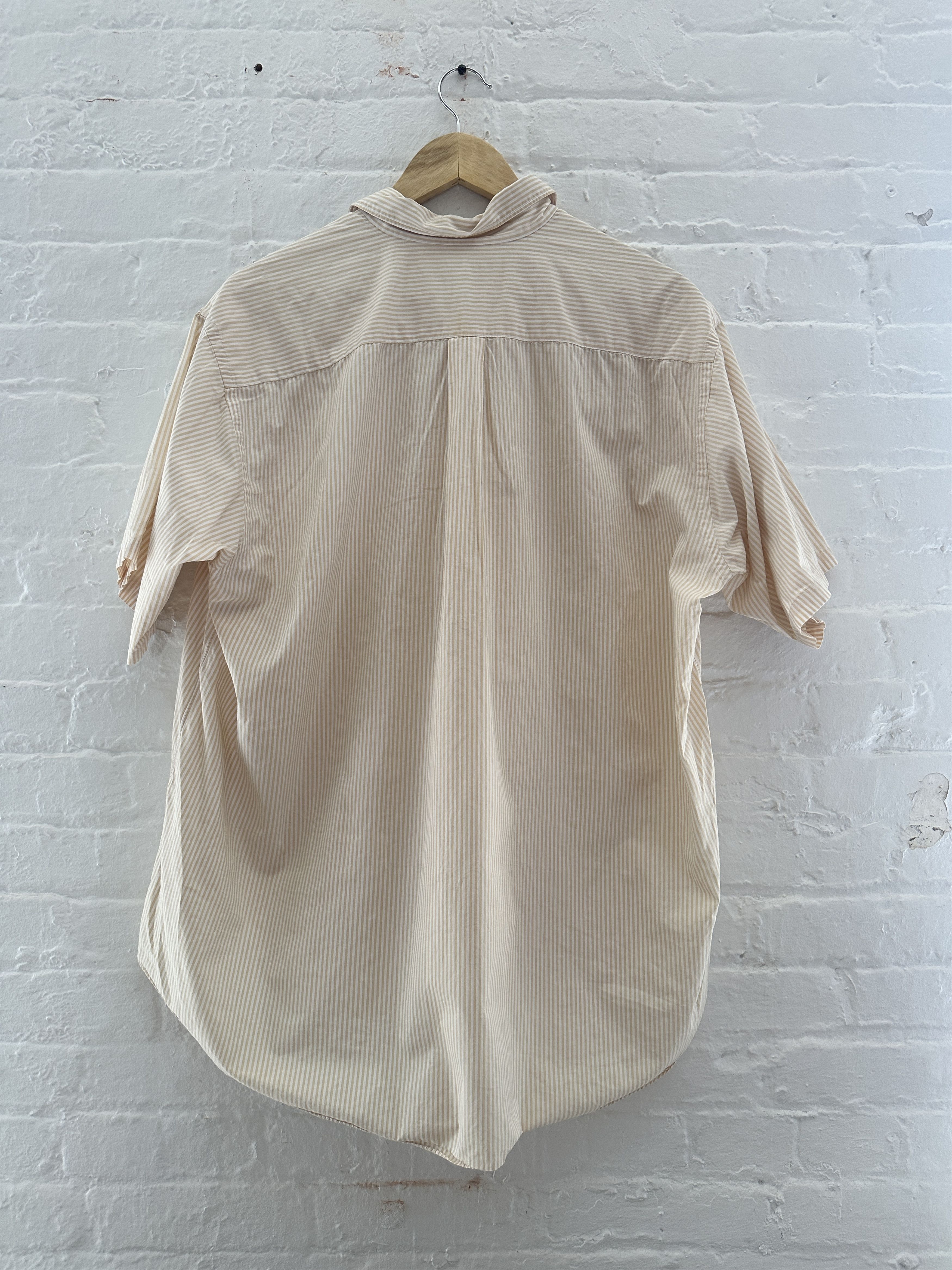 Comme des Garcons Comme des Garcons Homme Striped Short Sleeve Button Up Shirt Size US XL / EU 56 / 4 - 4 Thumbnail