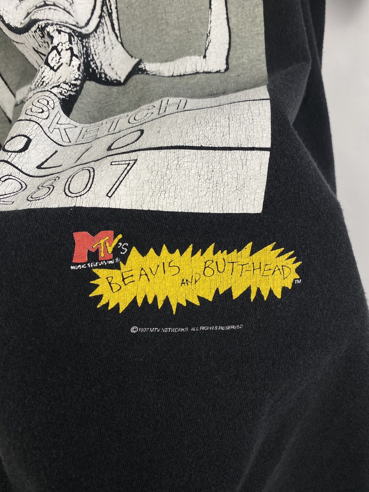 Band Tees 🤟Rare Vintage 1997 Beavis and Butthead MTV Mike Judge tee Size US L / EU 52-54 / 3 - 5 Thumbnail