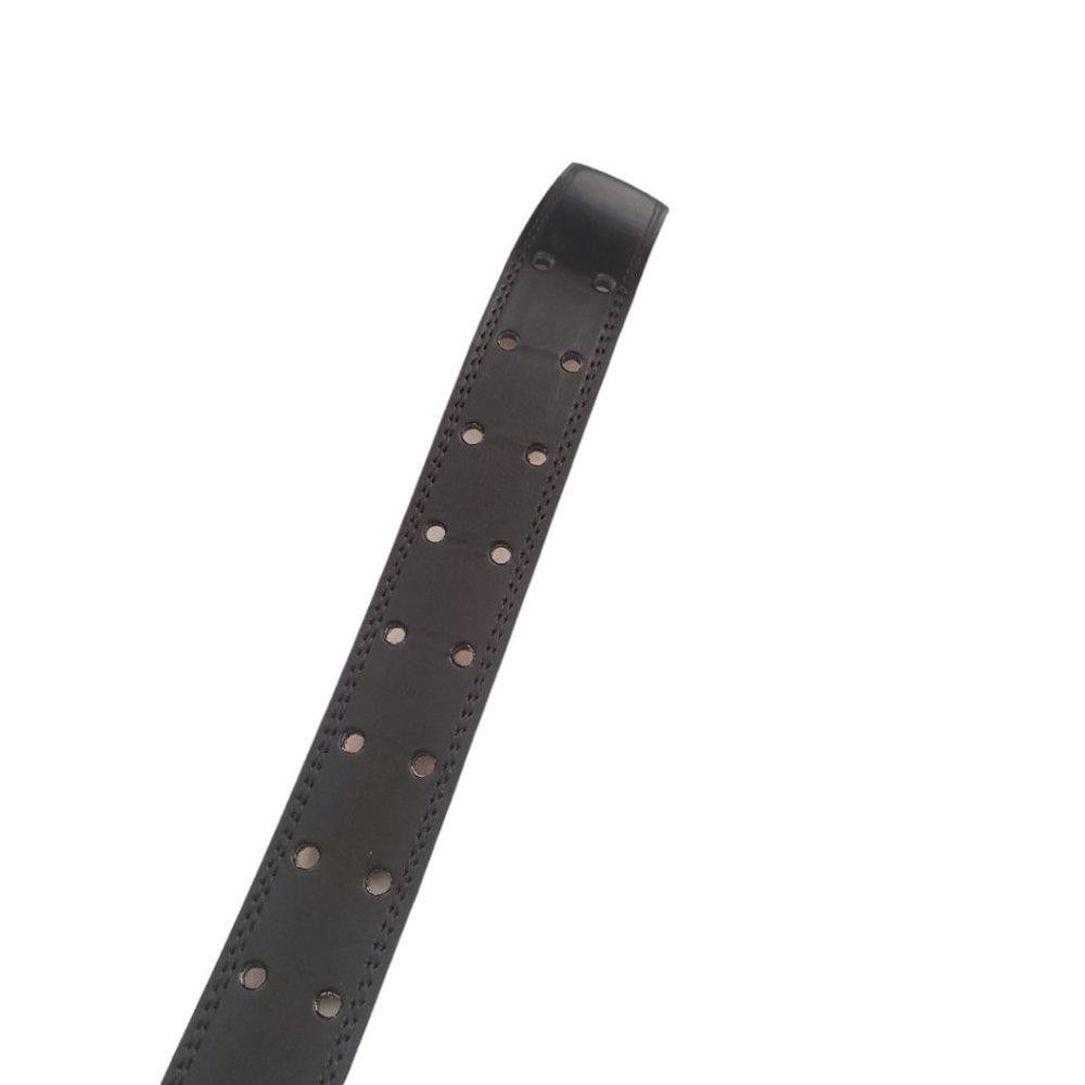 Designer Men's Double Prong Belt Size 38-40" Size ONE SIZE - 5 Thumbnail