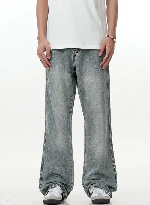 Japanese Brand × Jean Pants American high street retro washed bootcut jeans Size US 32 / EU 48 - 1 Thumbnail
