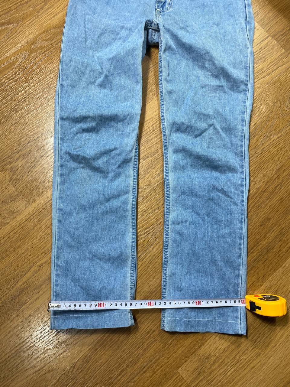 Japanese Brand Dirty Painted Distressed Thrashed Faded Baggy Jeans Y2K Size US 30 / EU 46 - 14 Thumbnail