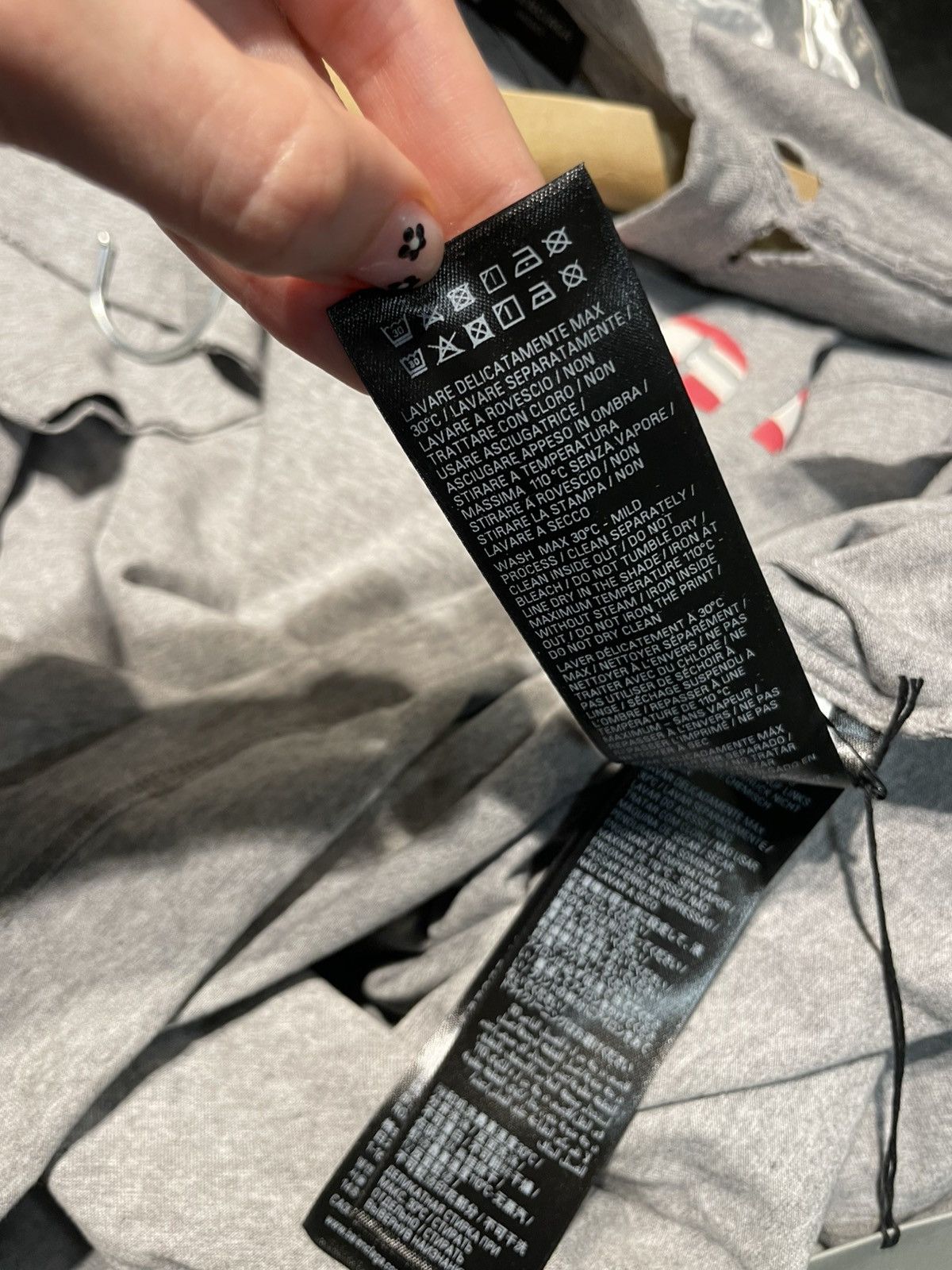 Balenciaga International T-shirt Oversized in Heather Size US XXL / EU 58 / 5 - 7 Thumbnail