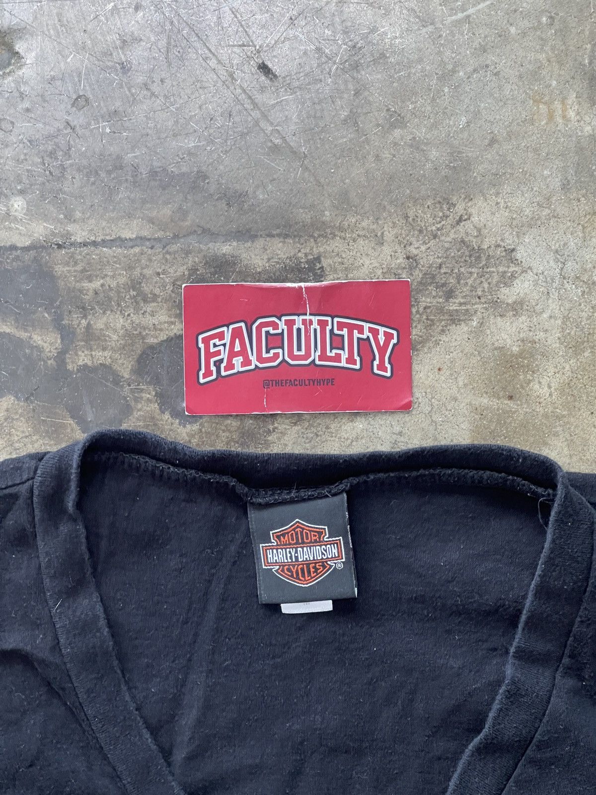 Harley Davidson × Vintage Harley Davidson Gator Florida V-neck W Medium Size M / US 6-8 / IT 42-44 - 4 Thumbnail