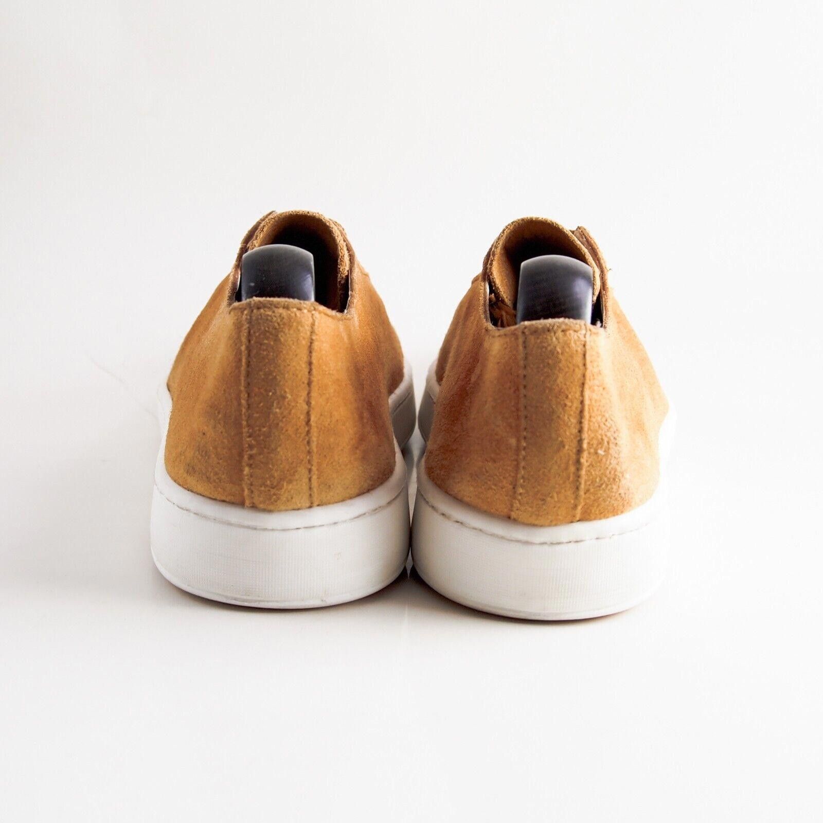 Santoni Santoni Low Top Sneakers Orange Suede Size US 11 EU 44 Size US 11 / EU 44 - 8 Thumbnail