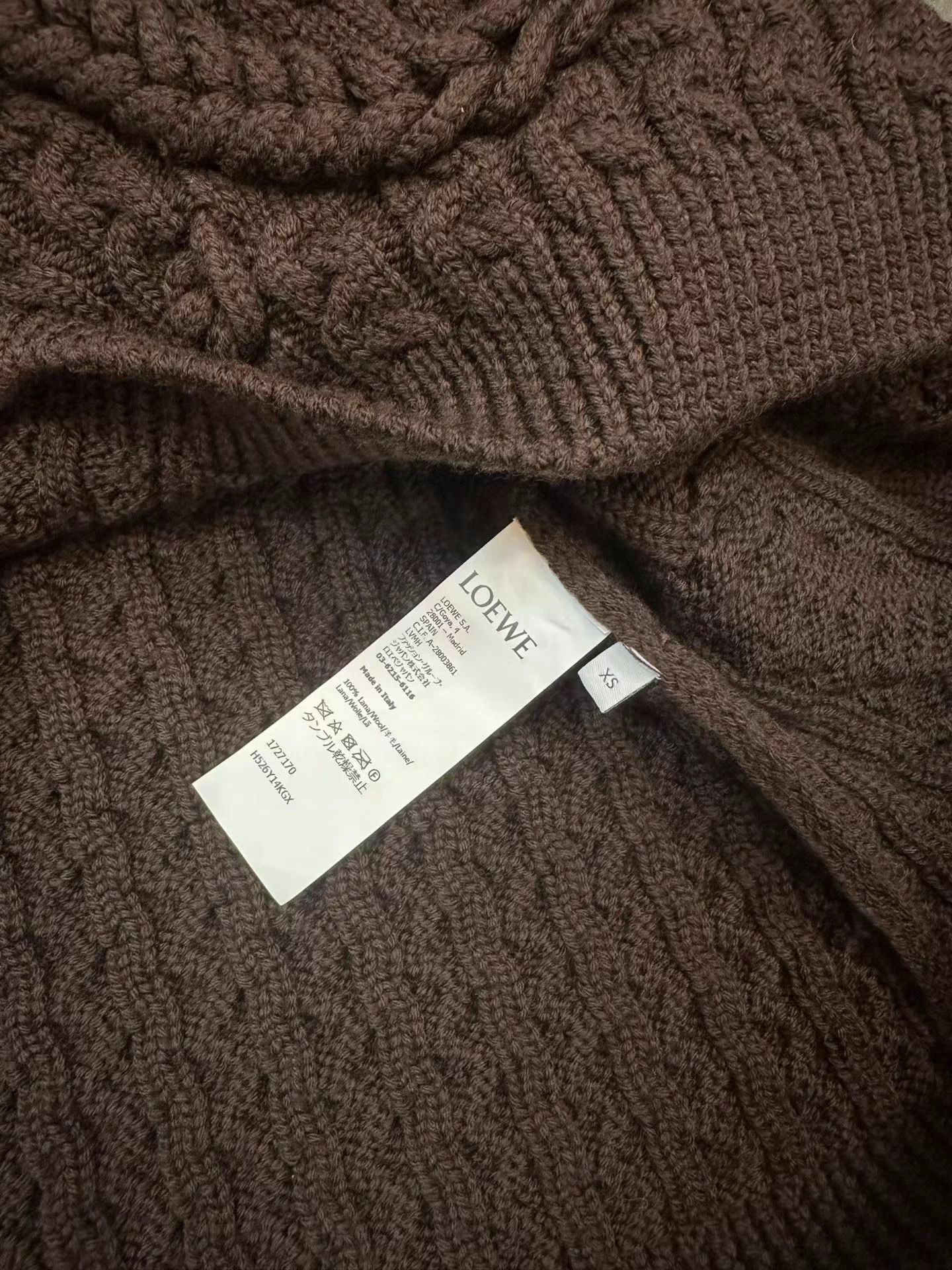 Loewe Loewe Anagram cable-knit wool vest XS new Size US XS / EU 42 / 0 - 4 Thumbnail