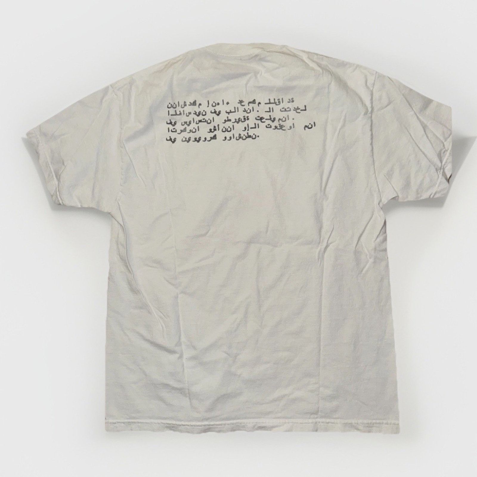 Band Tees × Vintage Vintage Osama Bin Laden Face T-Shirt White XL 22x29 Size US XL / EU 56 / 4 - 5 Thumbnail