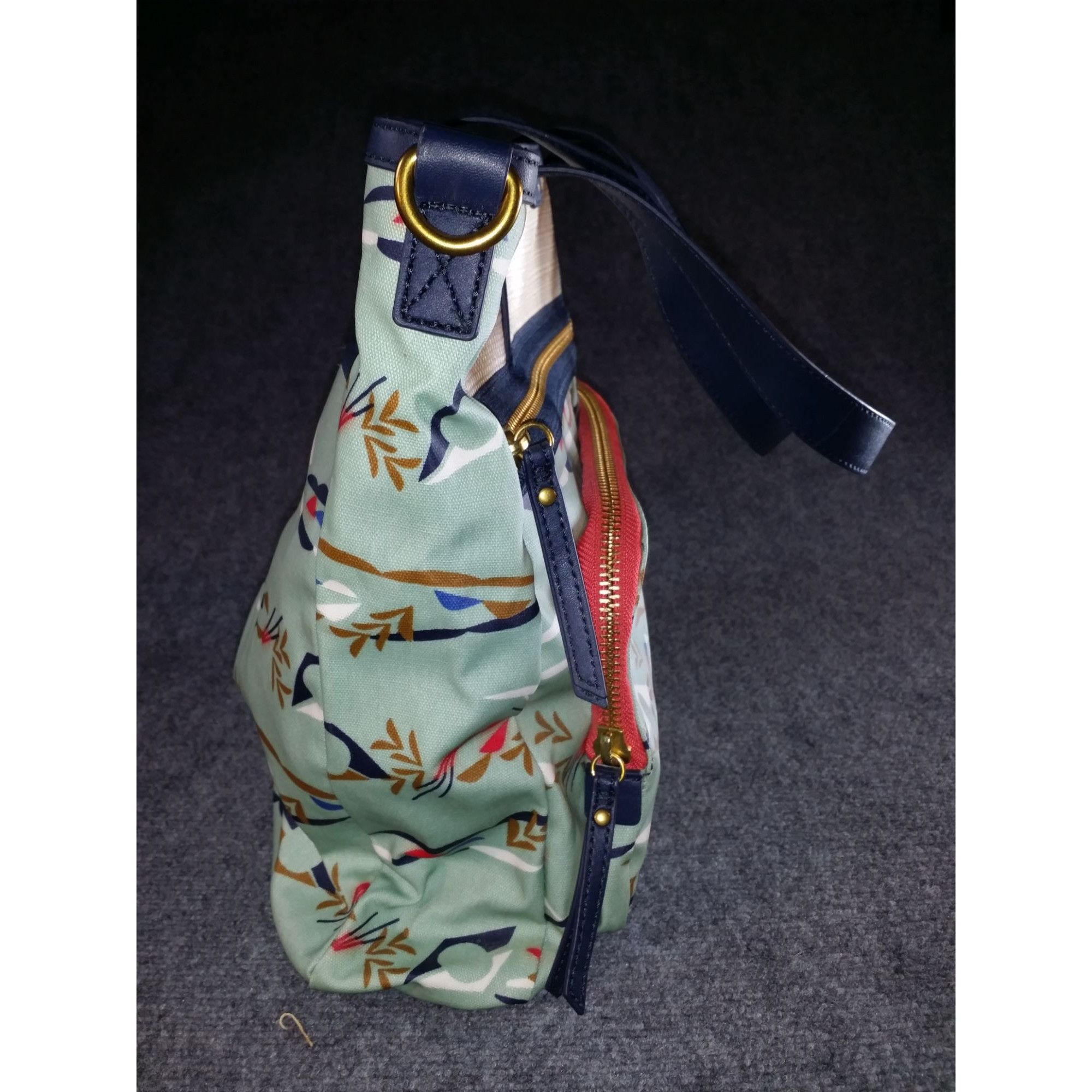 Fossil Fossil Shoulder Bag Women Mint Green Graphic Print Large Eve Size ONE SIZE - 5 Thumbnail