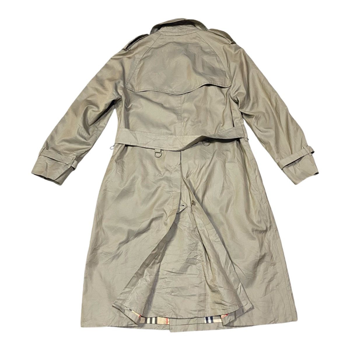 Burberry × Vintage Vintage Burberrys Long Jacket Bondage Nova Check Lining Size US L / EU 52-54 / 3 - 3 Thumbnail