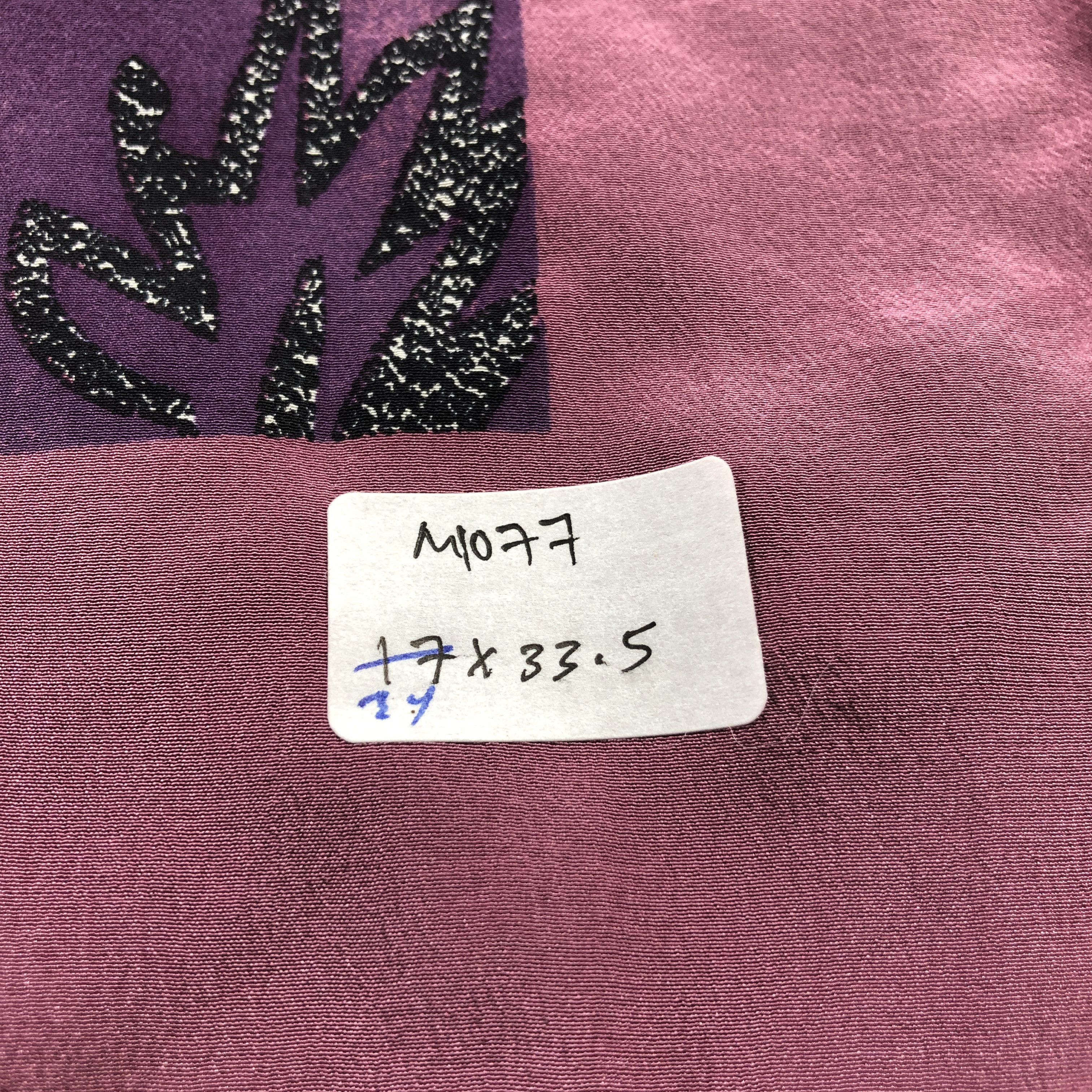 Vintage Luxury Abstract Design Silk Scarf M1077 Size ONE SIZE - 5 Thumbnail