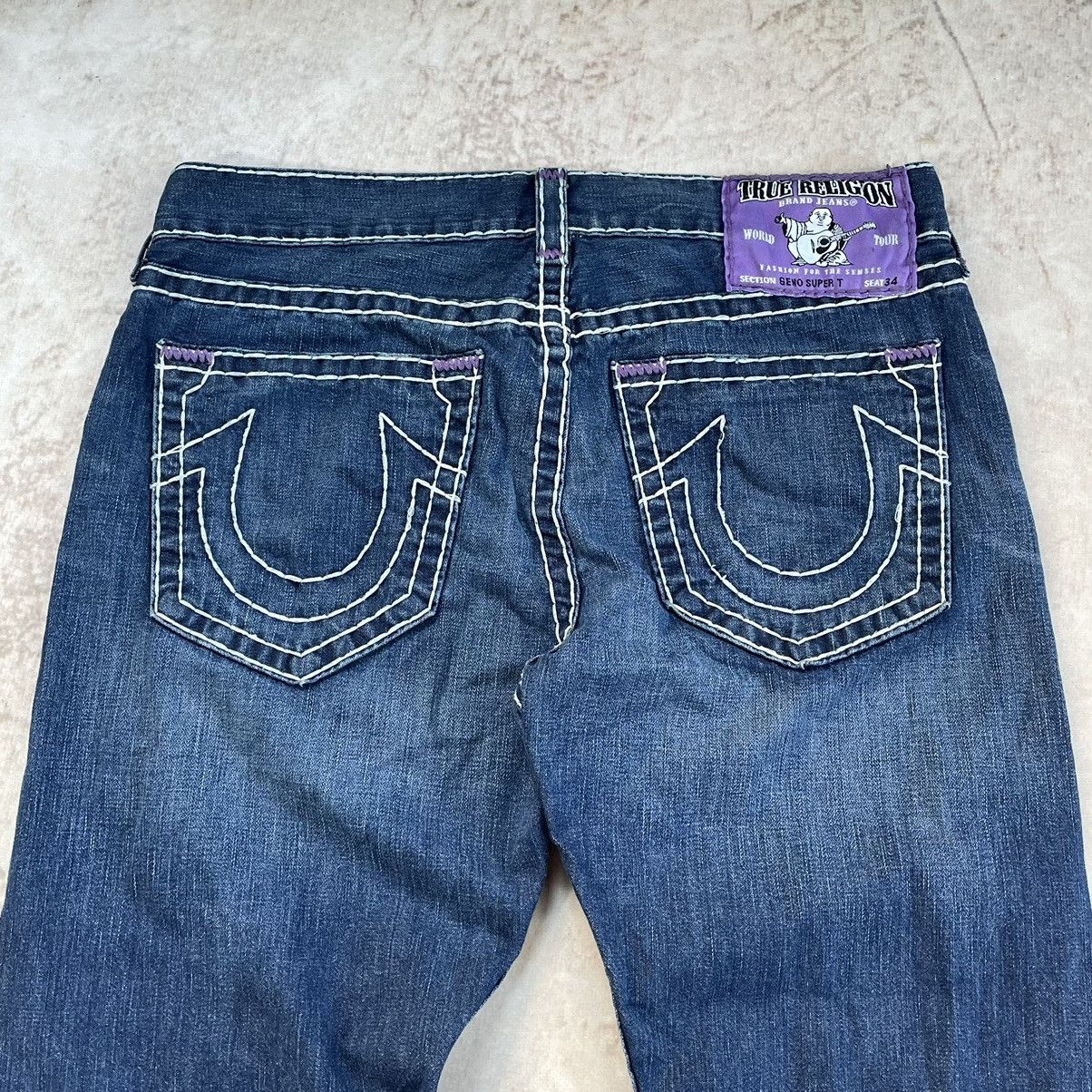 Japanese Brand × True Religion True Religion Baggy Y2K Distressed Chief Keef Wide Jeans Size US 36 / EU 52 - 18 Thumbnail