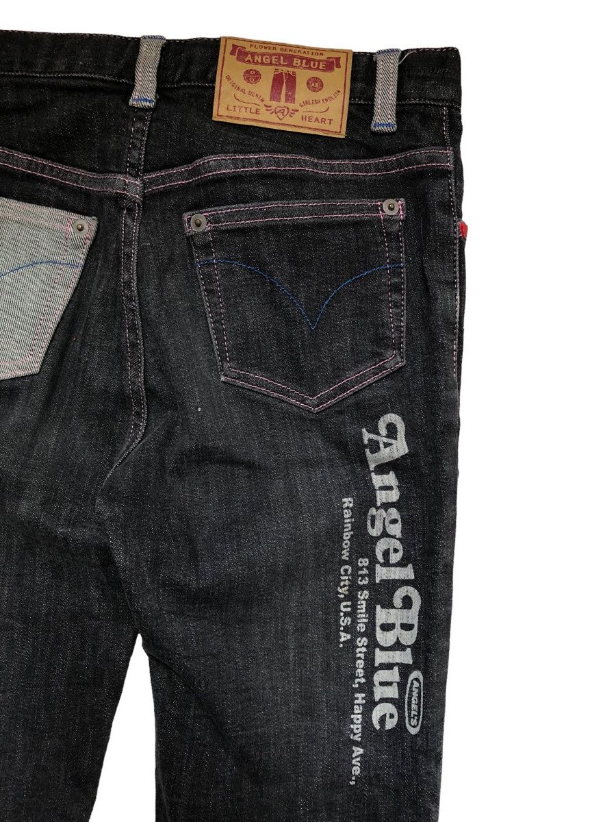 Angel Blue × Hysteric Glamour × Japanese Brand Japanese Brand Angel Blue Patchwok Jeans Size 27" / US 4 / IT 40 - 8 Thumbnail