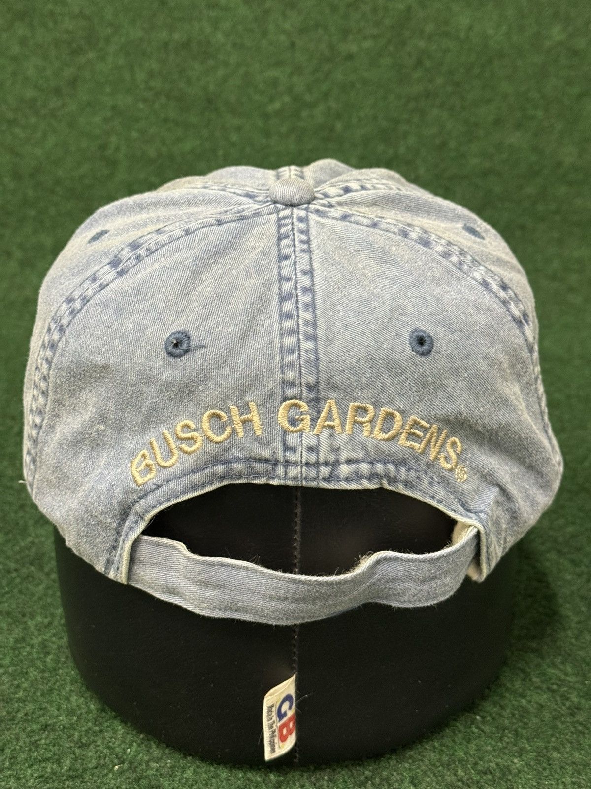 Vintage Vintage Busch Gardens Edge Of Africa Denim Hat Size ONE SIZE - 3 Thumbnail