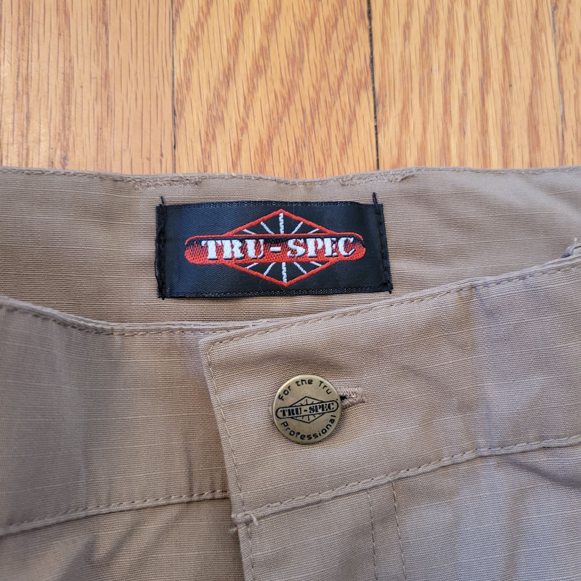Vintage Tru Spec Tactical Ripstop Cargo Pants 38x32 Khaki Heavy Duty Size US 38 / EU 54 - 2 Thumbnail