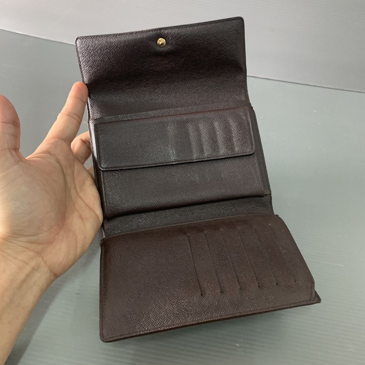Louis Vuitton Louis Vuitton Damier Ebene Wallet Size ONE SIZE - 13 Thumbnail