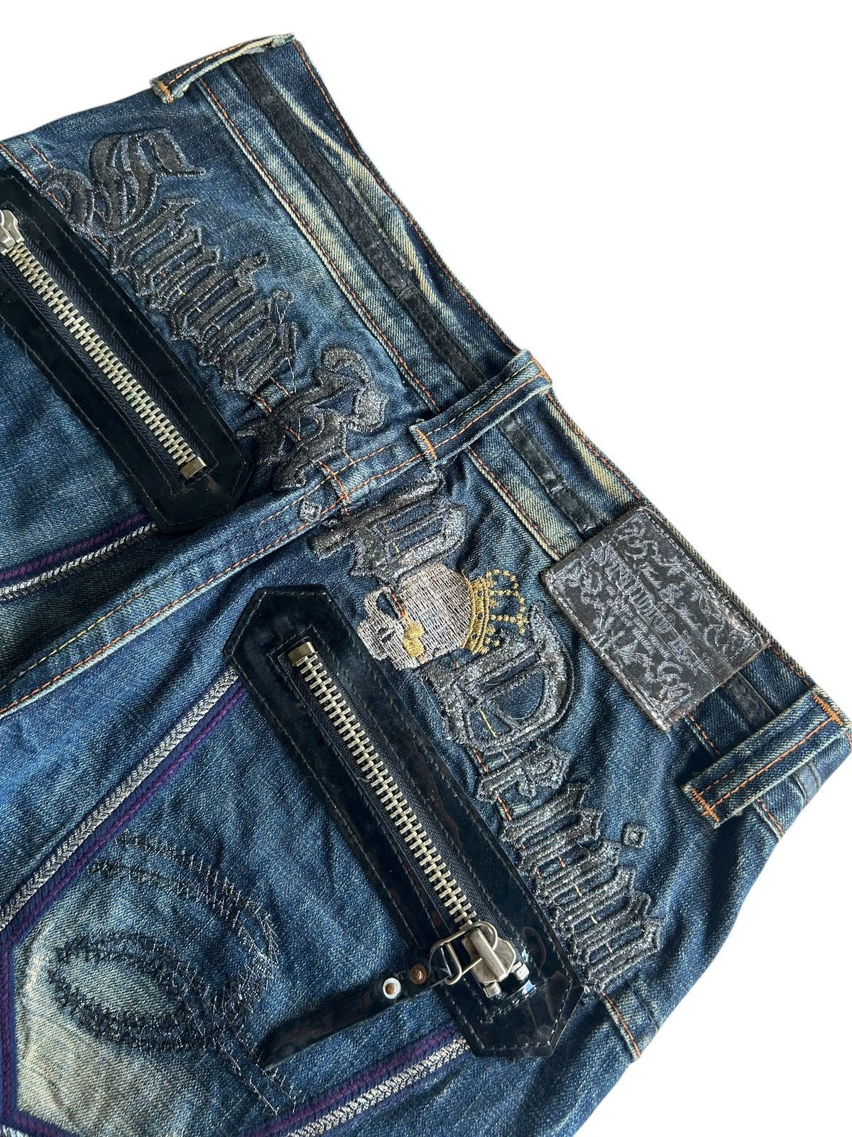 Japanese Brand × Kapital × Vintage Rusty Skull Japanese Brand Studio R.P Denim Jeans Size US 32 / EU 48 - 10 Thumbnail