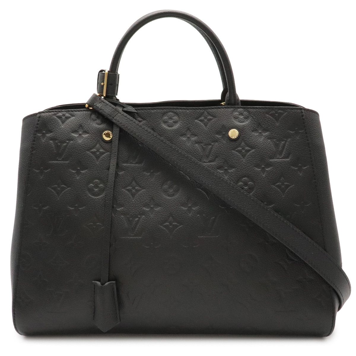 Louis Vuitton Monogram Emprene Montaigne GM Noir
