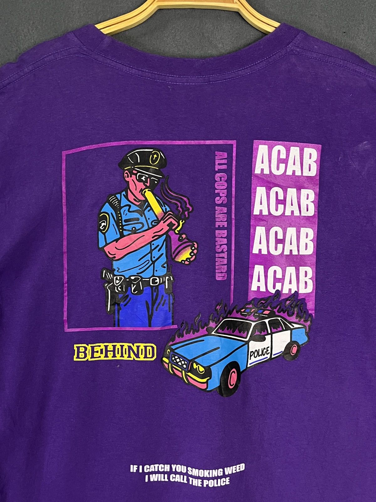 Other ‘All Cops Are Bastard’ Police Smoking Weed Tee Size US M / EU 48-50 / 2 - 4 Thumbnail