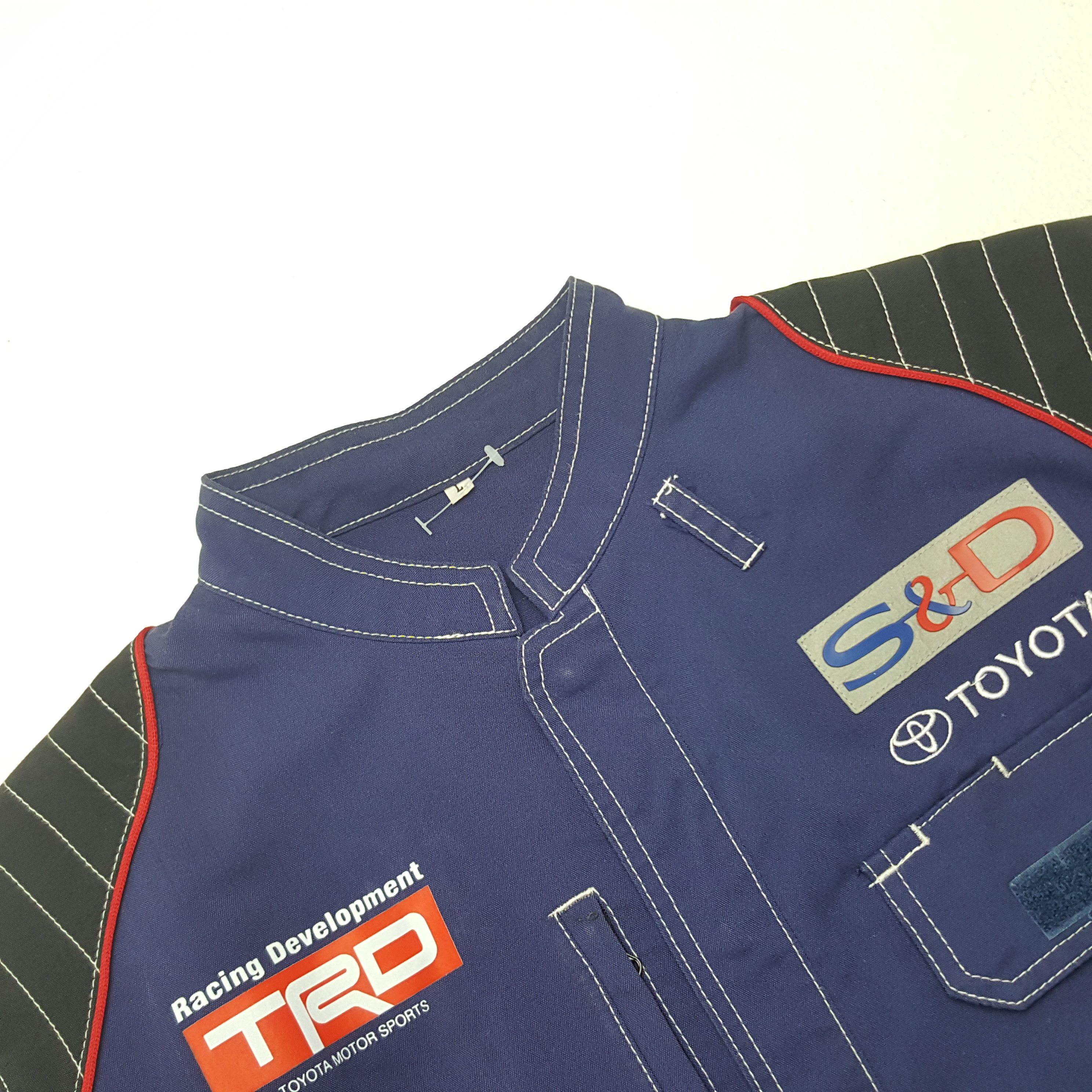 Japanese Brand × Vintage Vintage TRD Toyota Motor Sports Japanese Racing Shirt Jacket Size US M / EU 48-50 / 2 - 5 Thumbnail