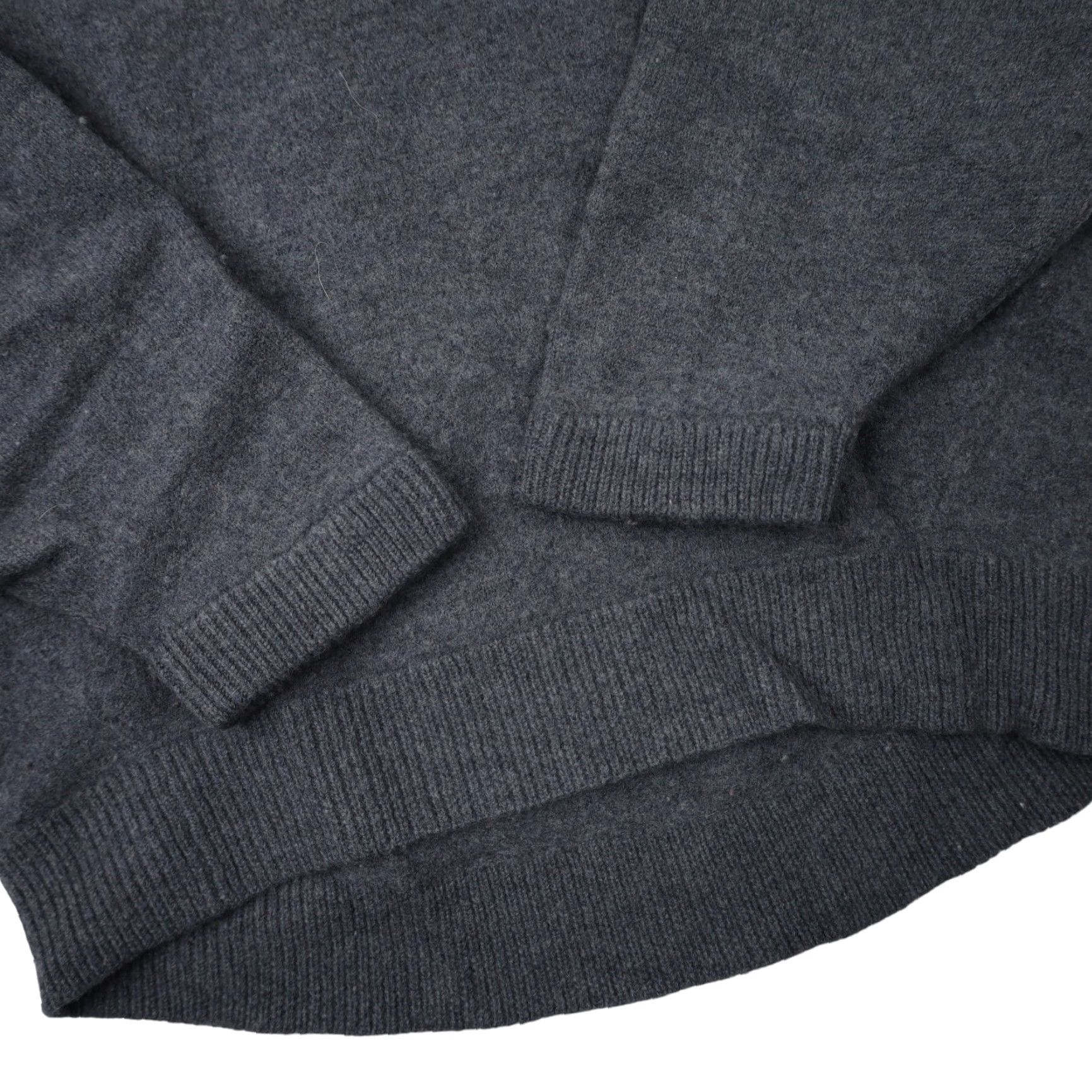 T by Alexander Wang VINTAGE Alexander Wang Womens XS Chunky Crop Wool Sweater Gray Pullover Womens XS Pullover Gray 90s, 00s, Wool Sweater, Cropped, Knits Size XS / US 0-2 / IT 36-38 - 3 Thumbnail