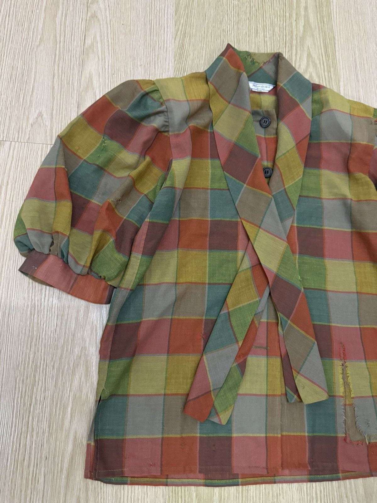 Vintage × Yves Saint Laurent Vintage Yves Saint Laurent Chemisiers button up shirt Size M / US 6-8 / IT 42-44 - 3 Thumbnail