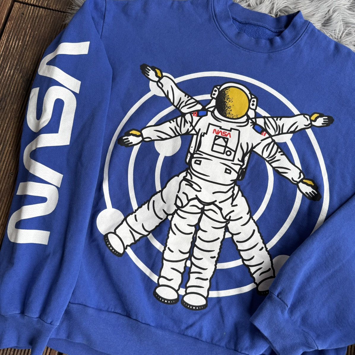 Band Tees × Cactus Plant Flea Market × Kid Cudi KID CUDI NASA TOUR CREWNECK HYPE BAND SWEATSHIRT CPFM STYLE Size US L / EU 52-54 / 3 - 5 Thumbnail