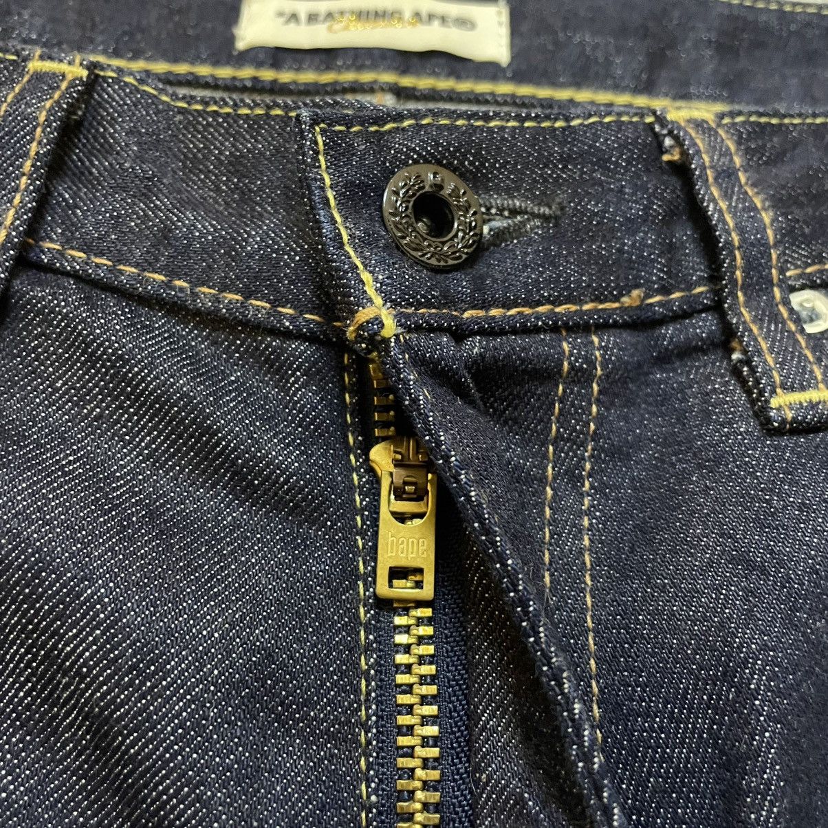Bape BAPE Bathing Ape Denim Shorts Size US 33 - 5 Thumbnail