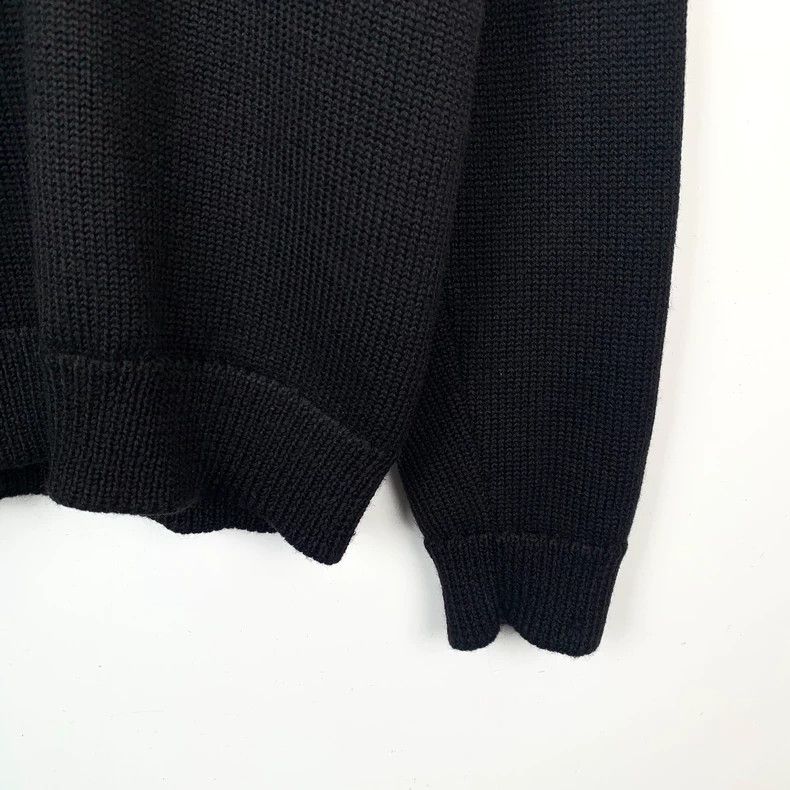 Gucci Gucci Black bee embroidery V-neck wool sweater 2501-Nextarr Size US S / EU 44-46 / 1 - 4 Thumbnail