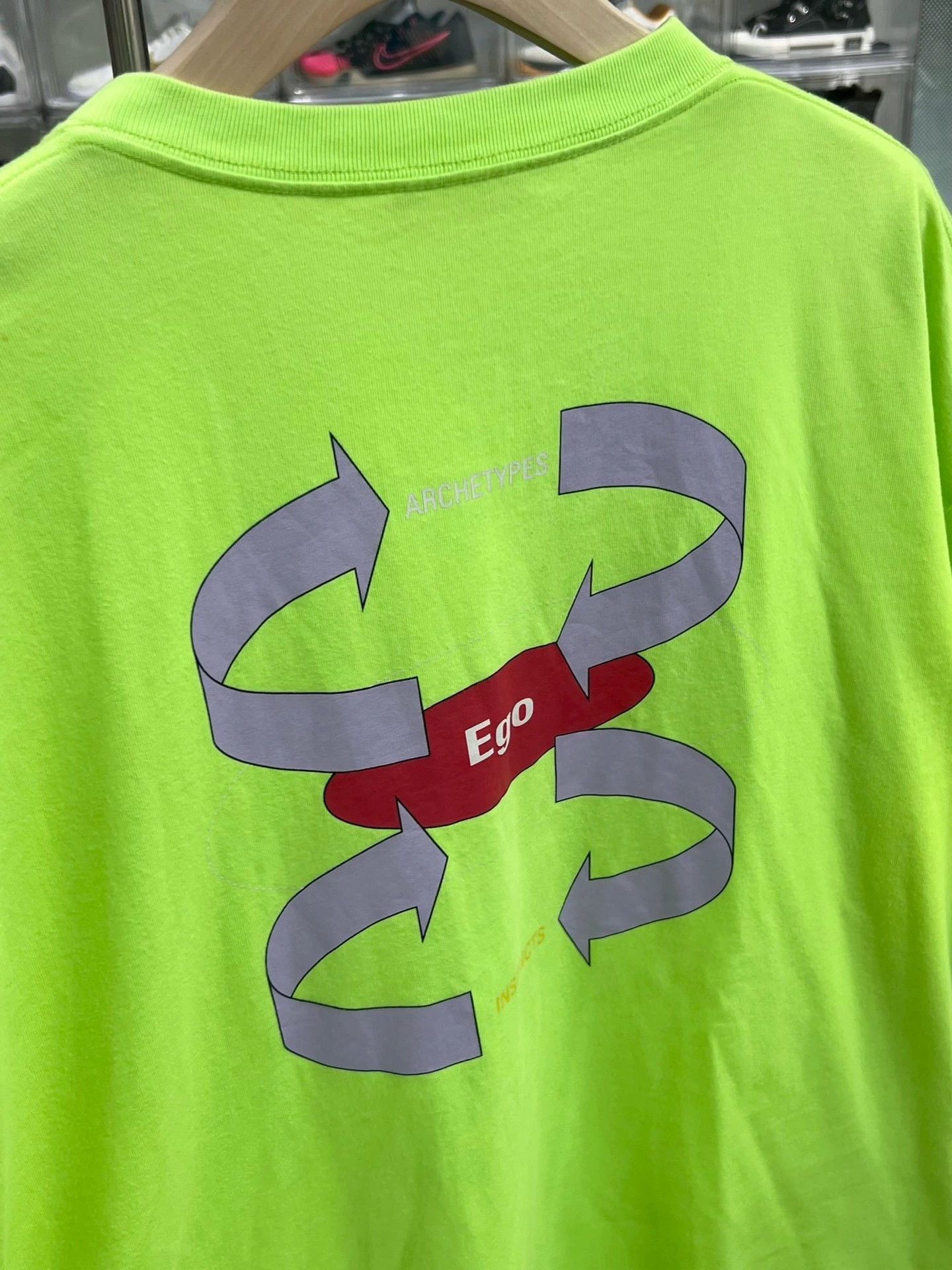 Balenciaga balenciaga logo short sleeve t-shirt in neon Size US S / EU 44-46 / 1 - 5 Thumbnail