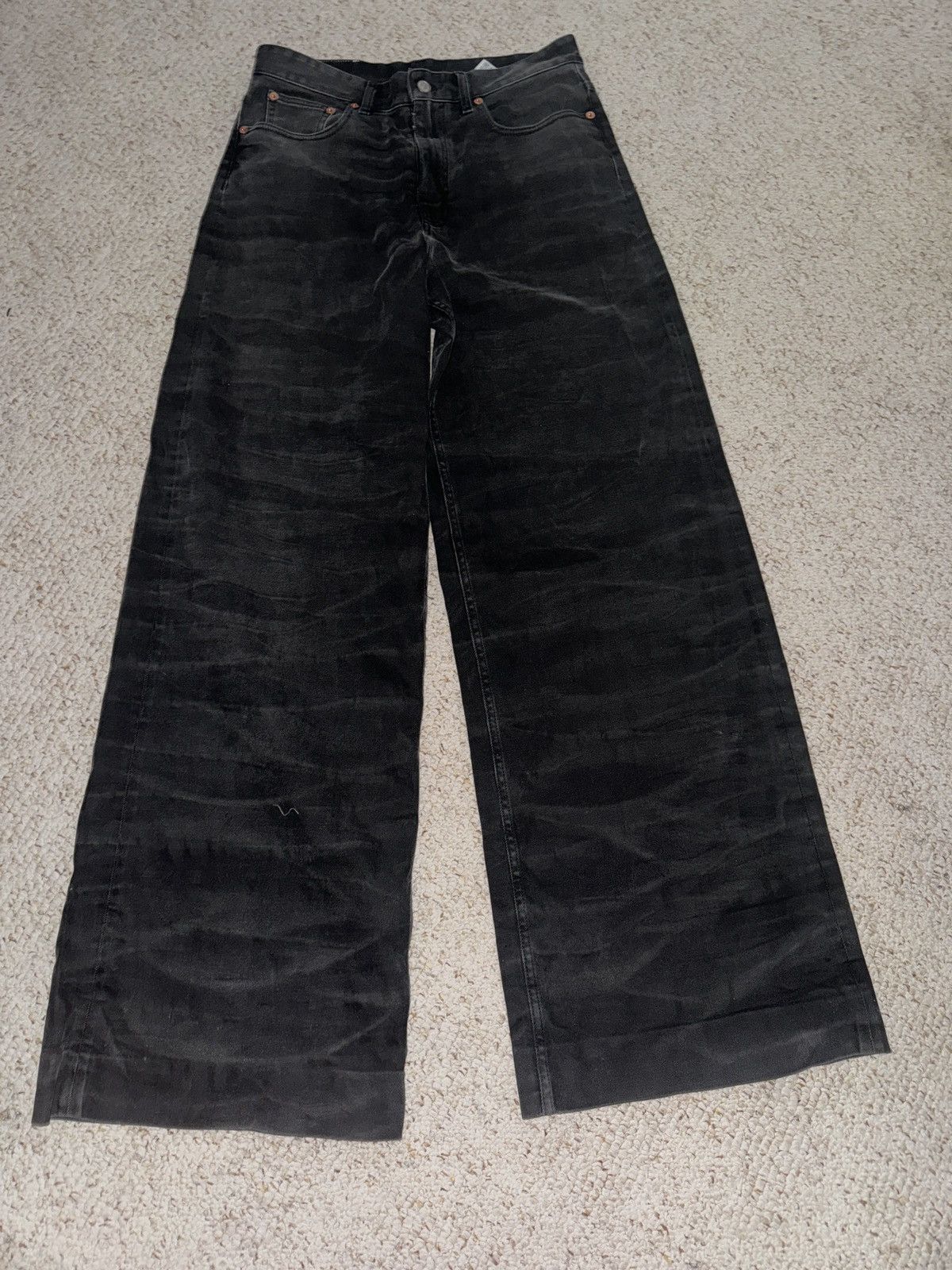 Maison Margiela MM6 Maison Margiela Crease Wide-Leg Jeans | Grailed