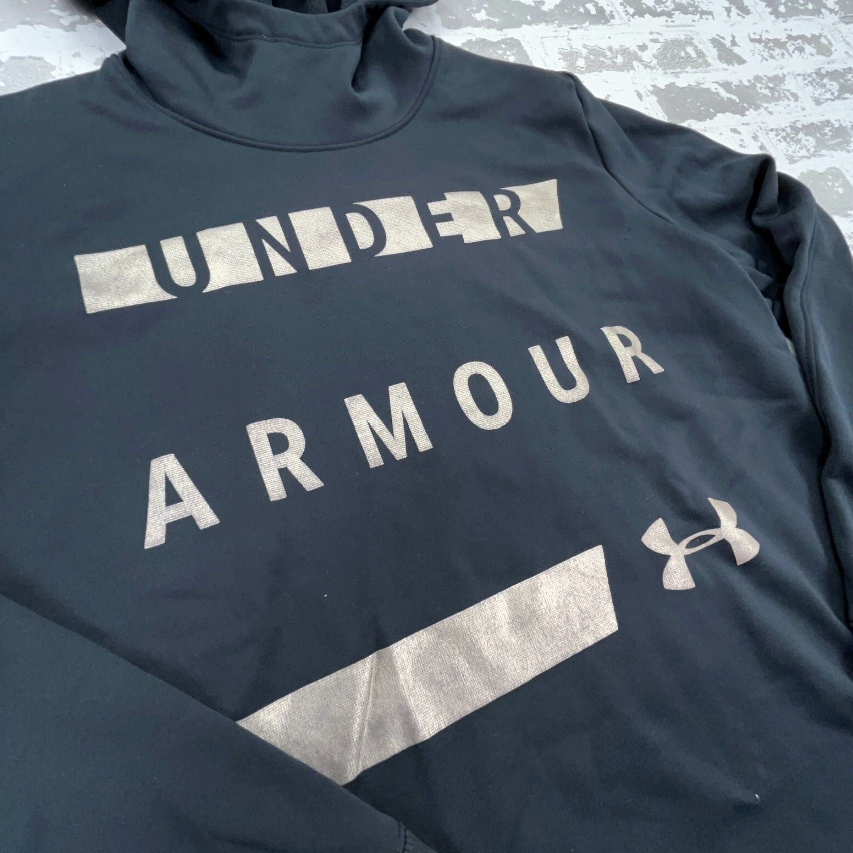Under Armour Under Armor Hoodie Women S Black Gold Sweatshirt Sweater Mock Cold Gear Loose Fit Womens Size S / US 4 / IT 40 - 4 Thumbnail