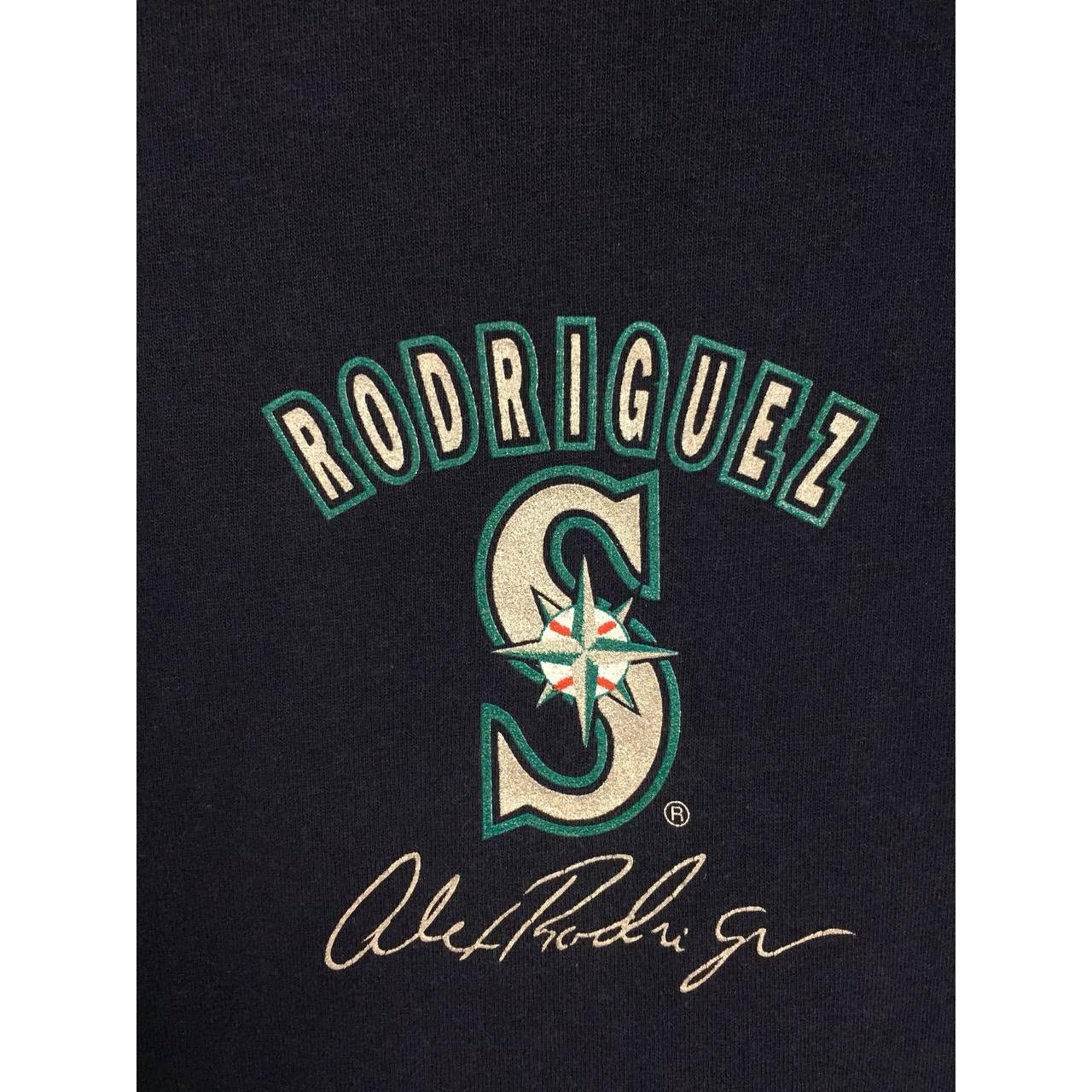 MLB Vtg 90s Seattle Mariners Alex Rodriguez MLB Tee Size XL Size US XL / EU 56 / 4 - 8 Thumbnail