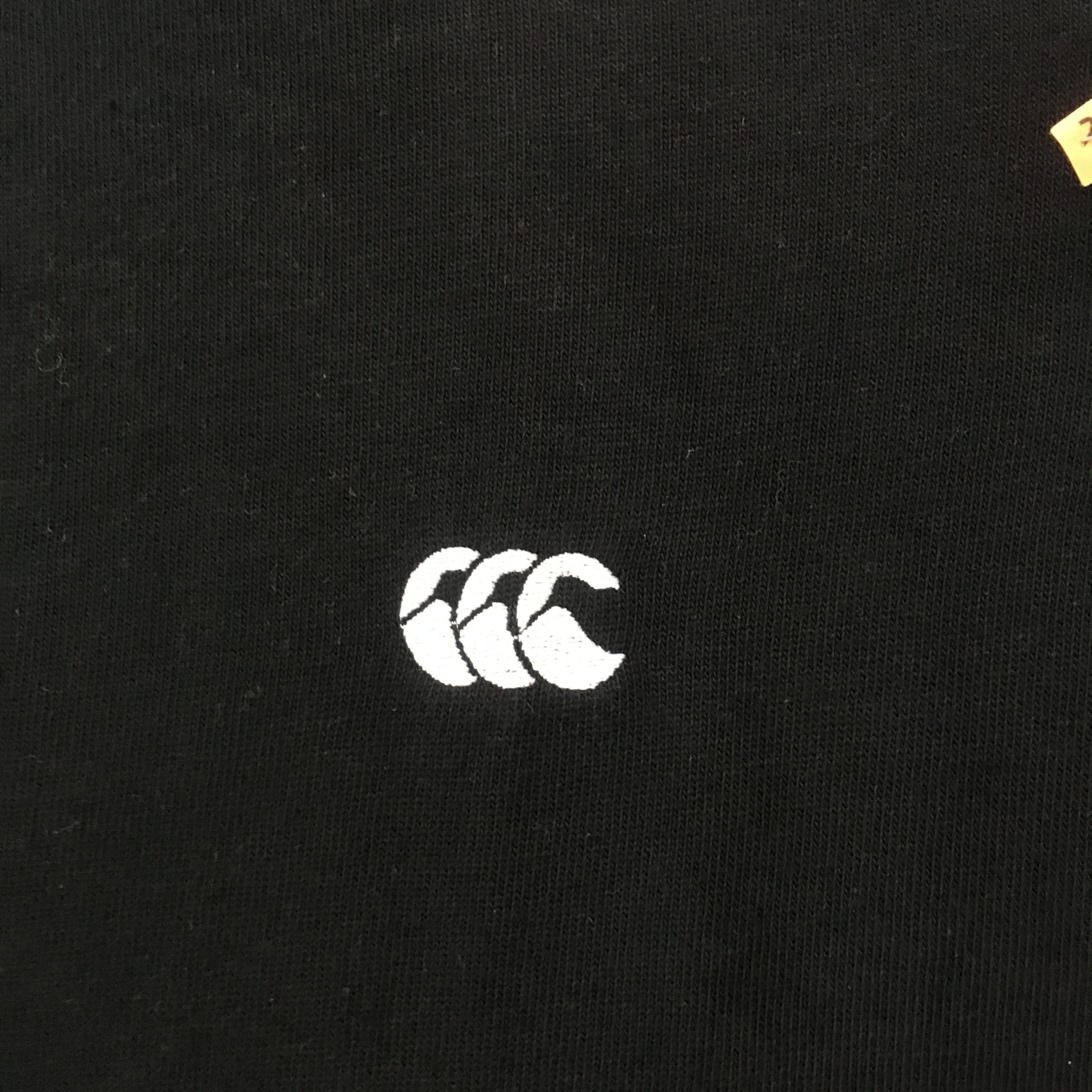 Canterbury of New Zealand Vintage 90's Canterbury Of New Zealand All Black Polo Shirt Size US M / EU 48-50 / 2 - 11 Thumbnail