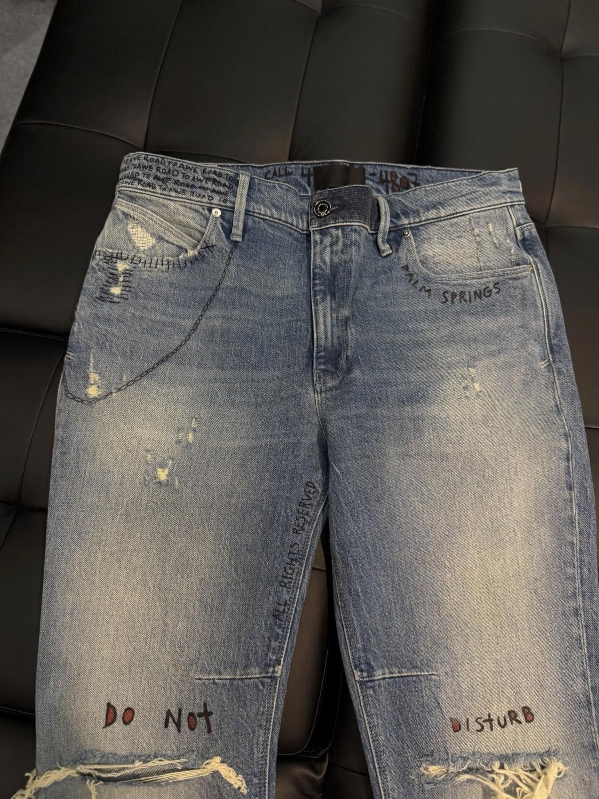 Rta RTA Men's Denim Jeans Blue Size 31 Authentic $350 Retail Size US 31 - 5 Thumbnail