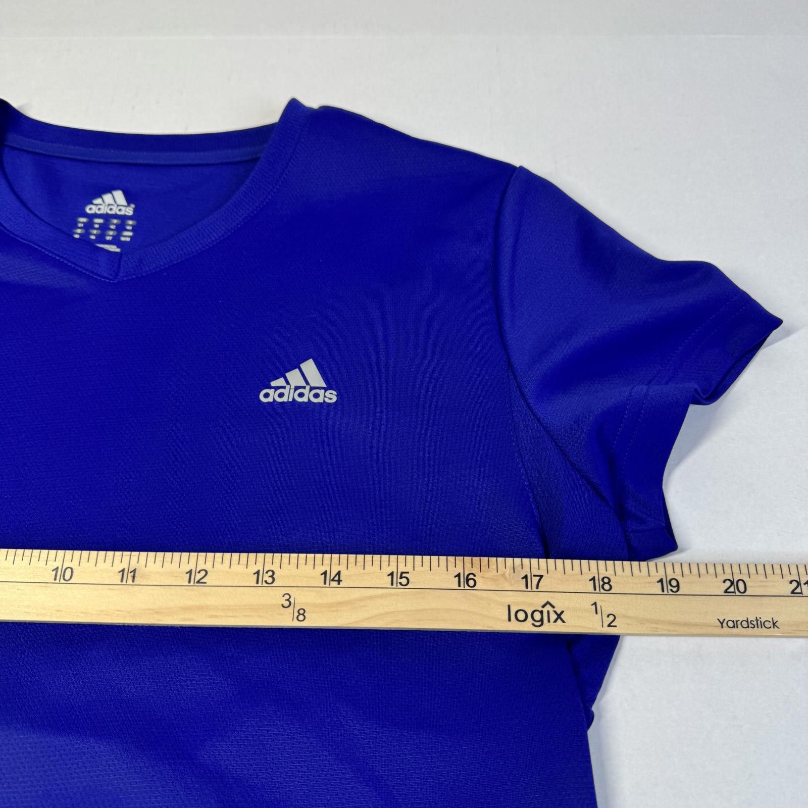 Adidas Adidas Boy’s Blue Shirt Short Sleeve Kids Size M Size US M / EU 48-50 / 2 - 8 Thumbnail