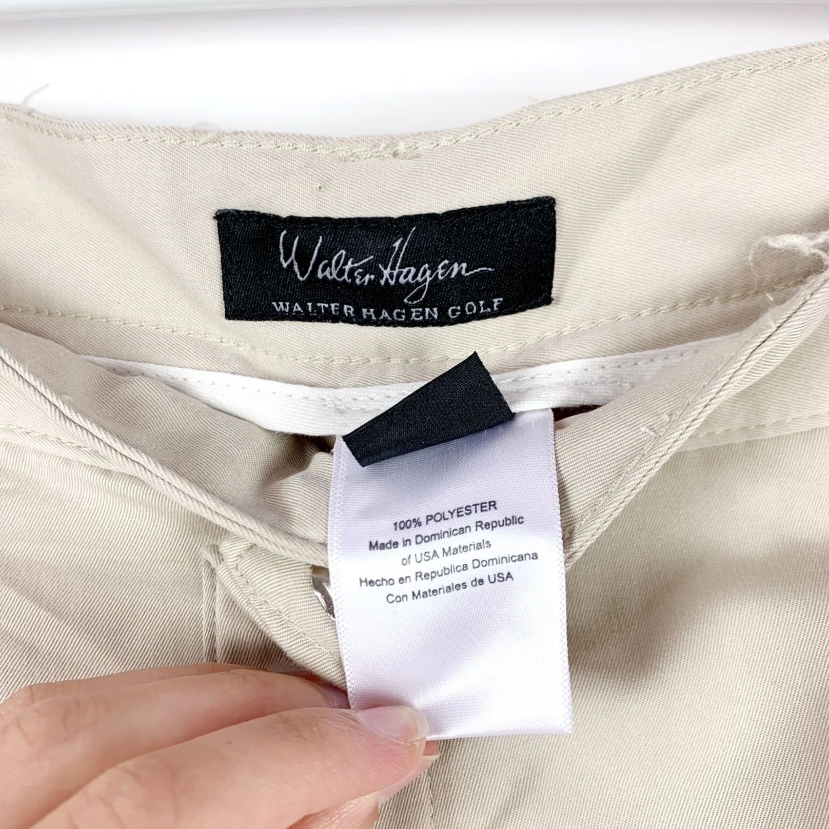 Vintage Walter Hagen Gold Khaki Mens Shorts Size 40 Cargo Regular Beige 40 Mens Shirt? Size US 40 / EU 56 - 4 Thumbnail