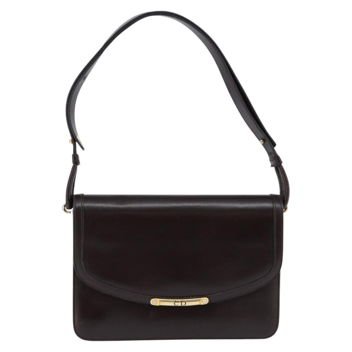 Dior Christian Dior Flap Shoulder Bag Leather Size ONE SIZE - 1 Thumbnail