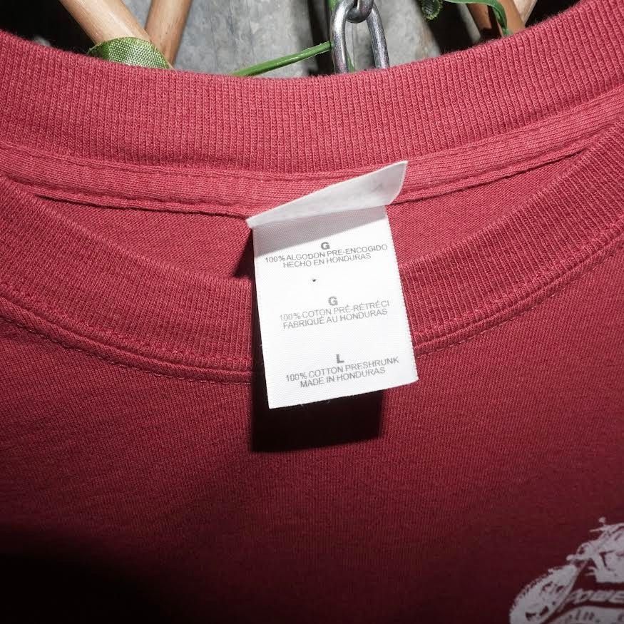 Gildan L- Vintage / Y2K 00s Harley Style Biker Rally Motorcycle Tee Size US L / EU 52-54 / 3 - 4 Thumbnail