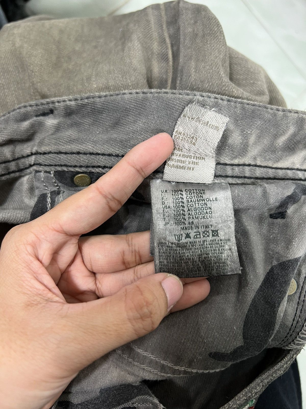 Diesel 🔥 FLARE DIESEL DISTRESSED DYED JEANS Size US 34 / EU 50 - 17 Thumbnail