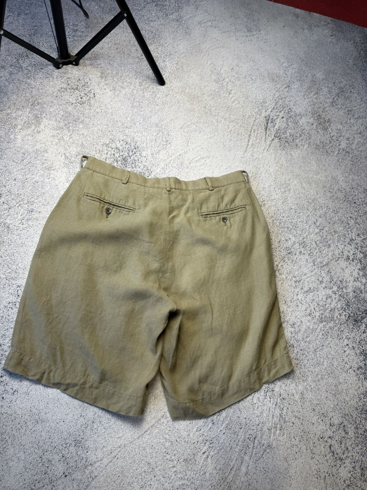 Polo Ralph Lauren Vintage Polo Ralph Lauren Linen Shorts Old Money Size 34 Size US 34 / EU 50 - 15 Thumbnail