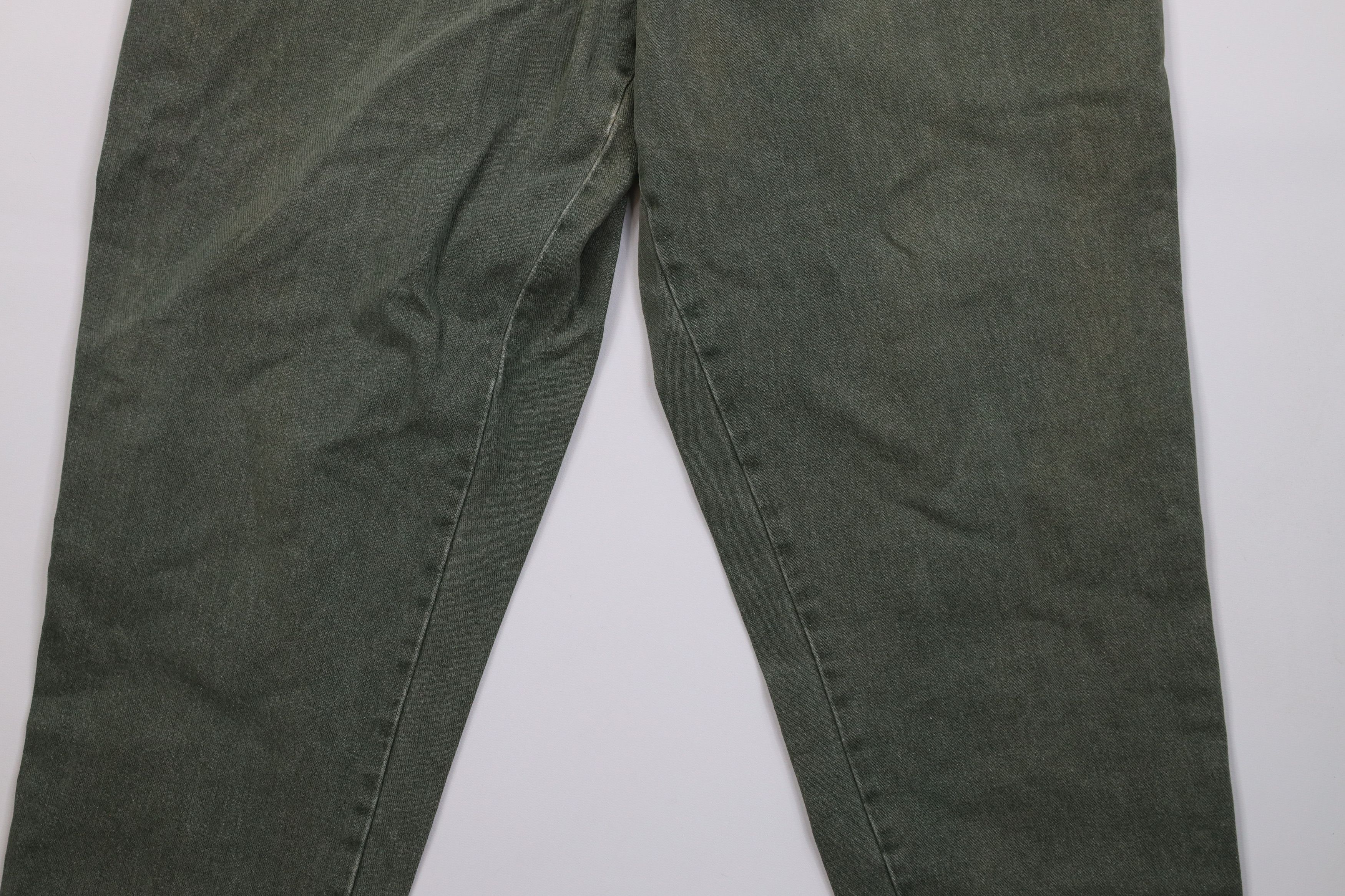 Vintage Vintage 90s Streetwear Fit Utility Denim Jeans Green USA Size 40" / US 18 - 3 Thumbnail