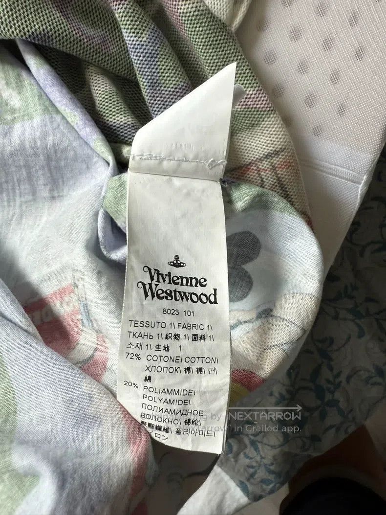 Vivienne Westwood Vivienne Westwood Green Graffiti Printed Sleeveless Top Size ONE SIZE - 5 Thumbnail