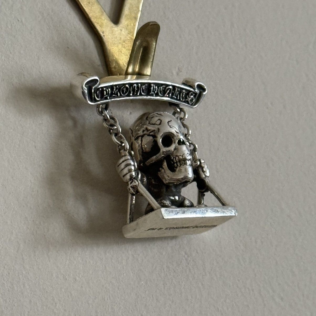 Chrome Hearts RARE Chrome Hearts Collector Foti Swing ‘Swinger’ Pin Size ONE SIZE - 10 Thumbnail