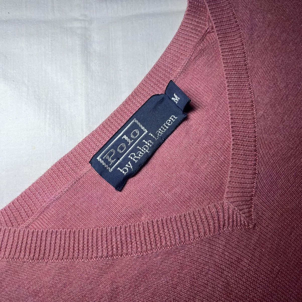 Polo Ralph Lauren Polo Ralph Lauren V-neck Pima Cotton Sweater Size M Size US M / EU 48-50 / 2 - 5 Thumbnail