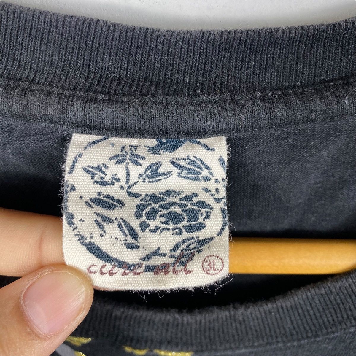 Japanese Brand Japanese Brand CURE ALL Sukajan Fujin Raijin Graphic Tee Size US L / EU 52-54 / 3 - 6 Thumbnail