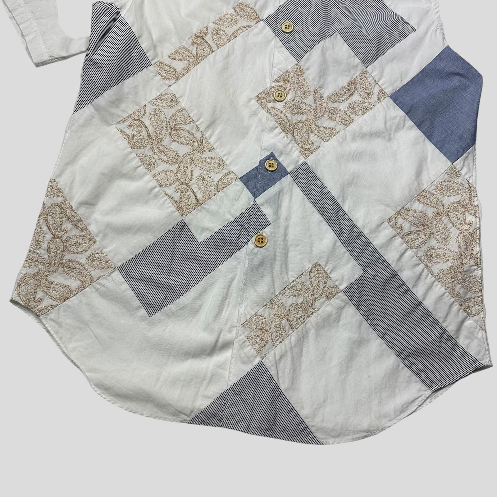 Comme des Garcons Comme Des Garçons Homme 2003 Patchwork Embroidered Shirt - M Size US M / EU 48-50 / 2 - 5 Thumbnail