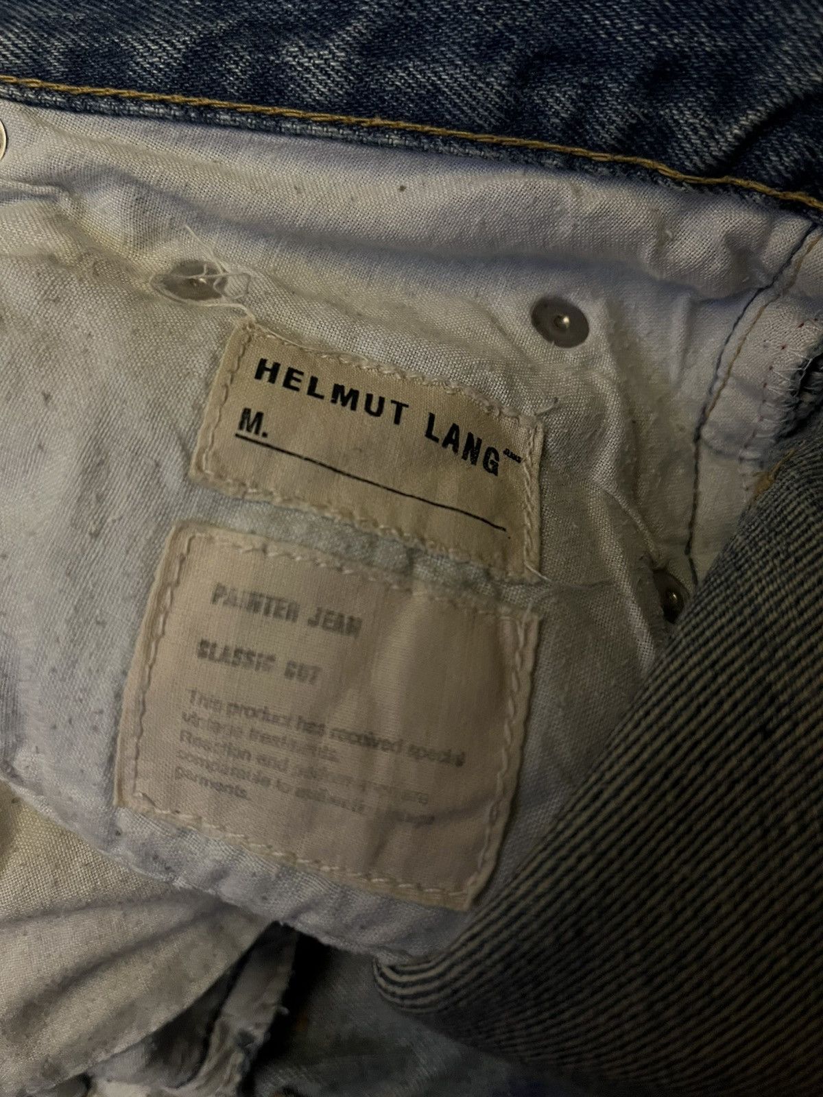 Helmut Lang Helmut lang 2000s Painter Jeans regular fit denim Jeans Size US 31 - 5 Thumbnail