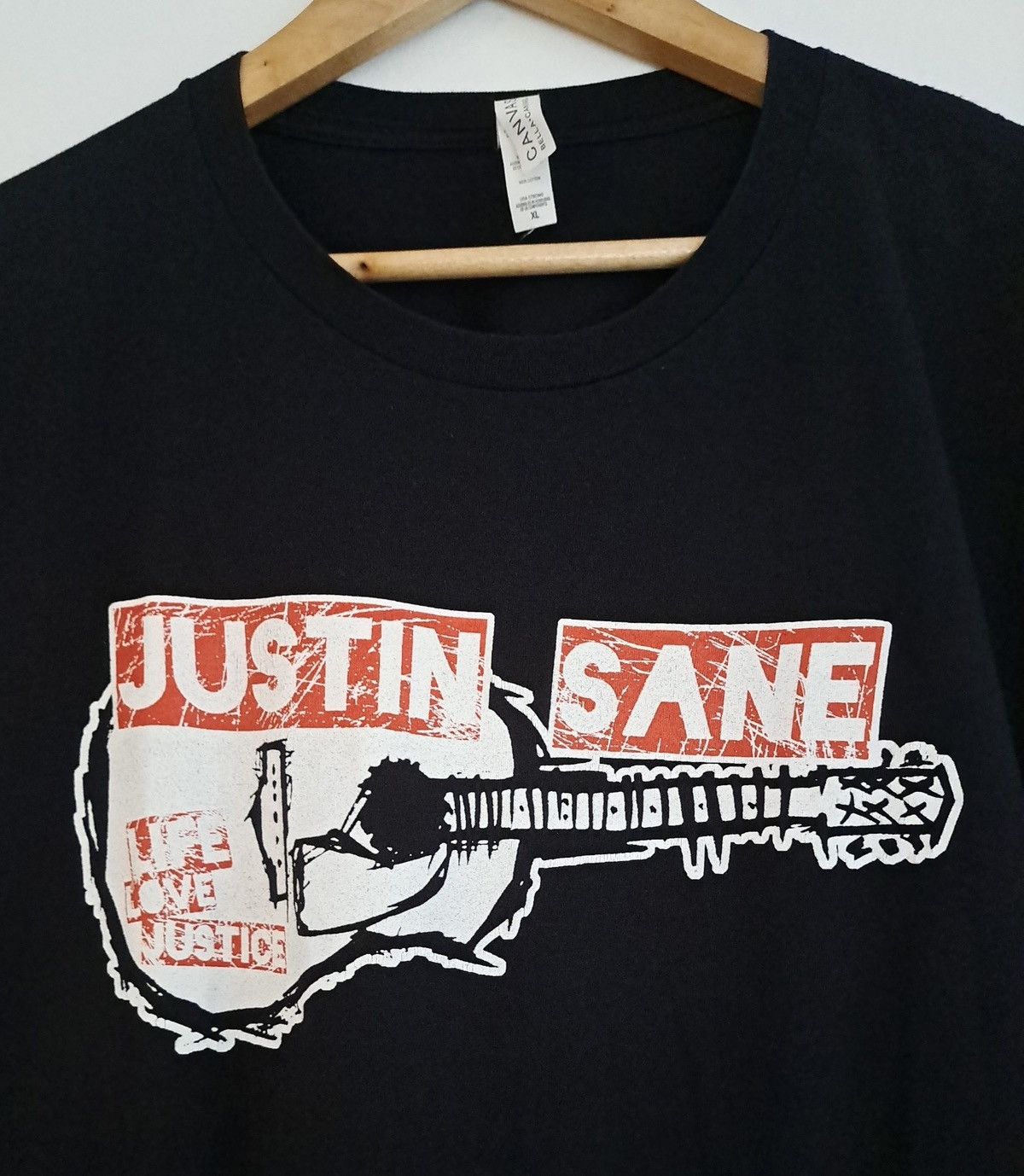 Band Tees JUSTIN SANE x LIFE LOVE JUSTICE x T-Shirt Size US XL / EU 56 / 4 - 2 Thumbnail