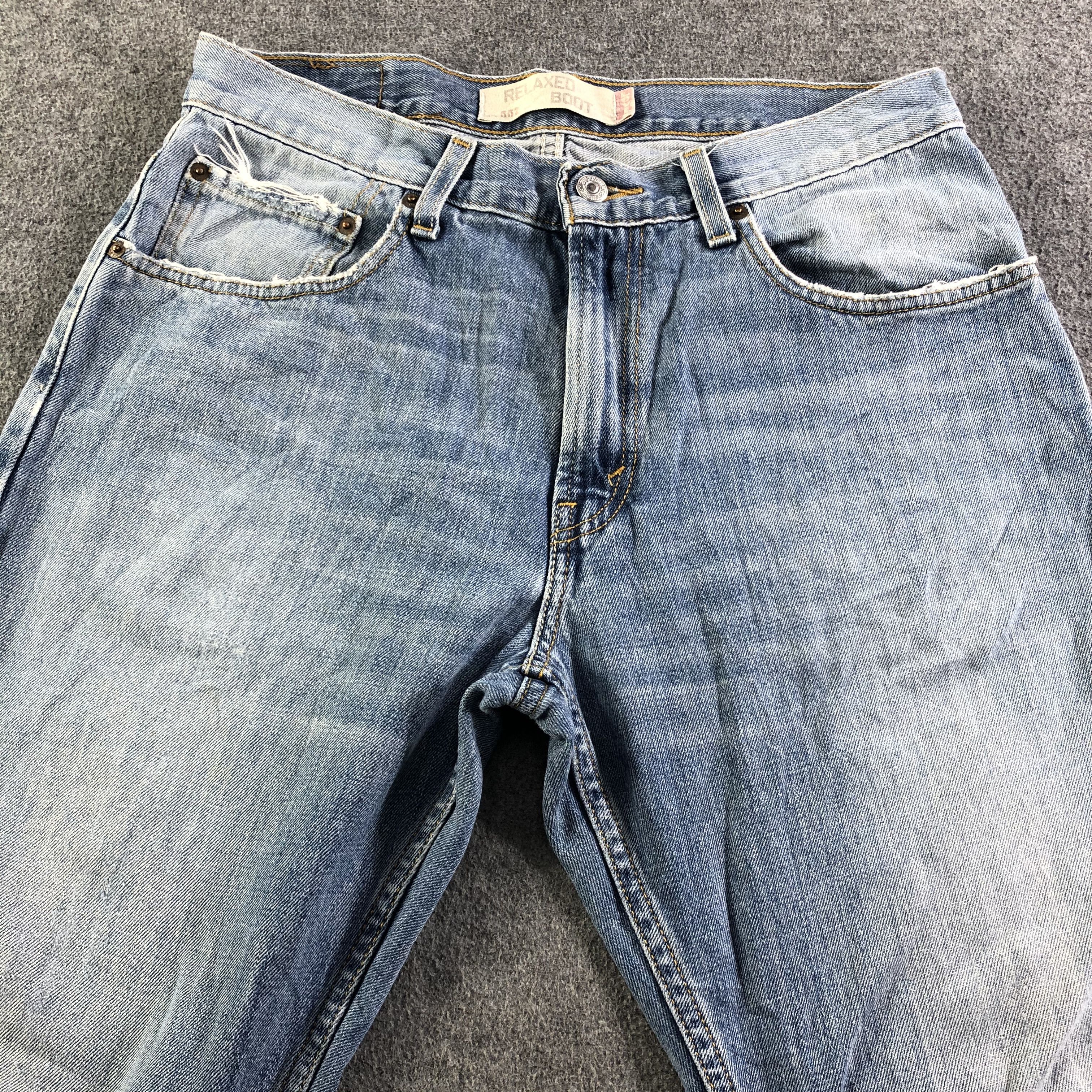 Levi's Vintage Blue Wash Levis 557 Jeans-J3394 Size US 32 / EU 48 - 3 Thumbnail