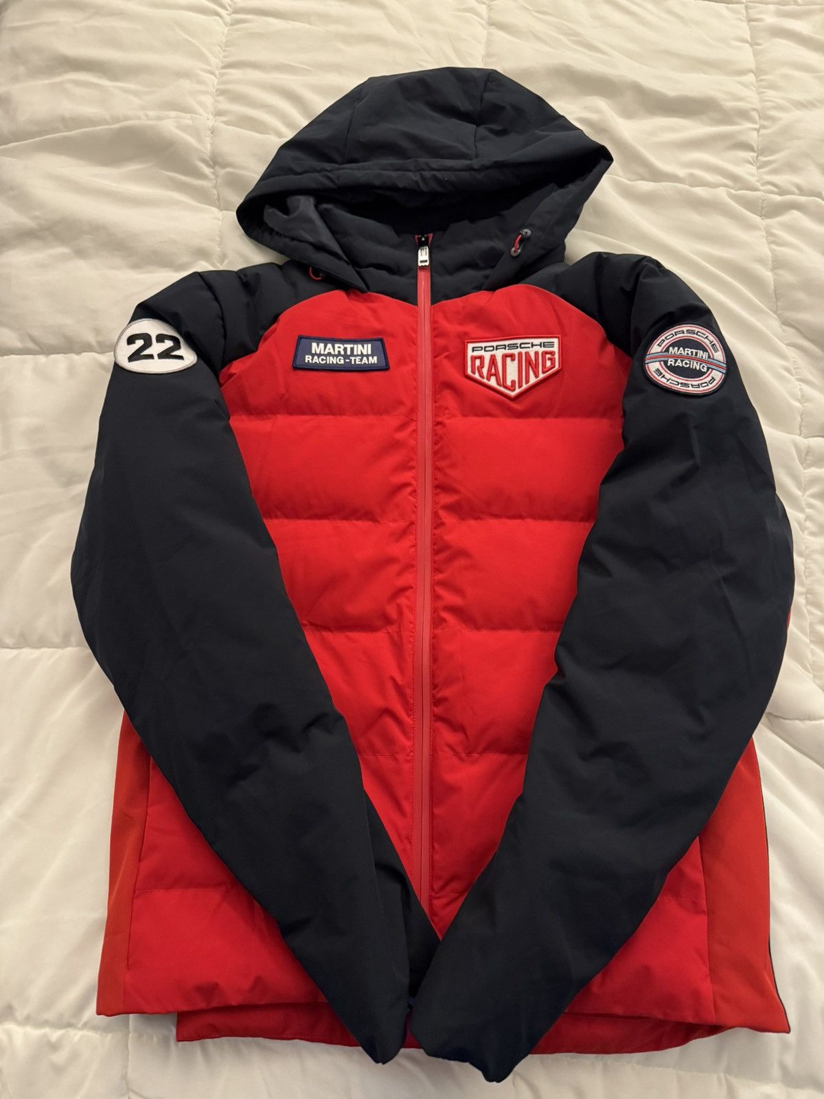 Porsche Design Porsche martini racing quilted jacket | Grailed