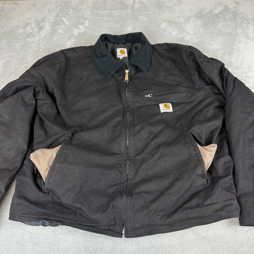 Carhartt Carhartt Black Re-work Blanket Lined Detroit Men's Size XL Size US XL / EU 56 / 4 - 9 Thumbnail